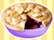 Apple White Apple and Blackberry Pie