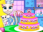 Angela Cooking Cake