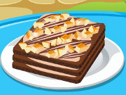 Cheese Chocolate Square Cake