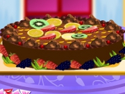 Barbie Chocolate Pie Deco