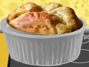 Apple Cheddar Cheese Souffles