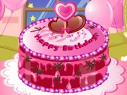 Pink Birthday Cake