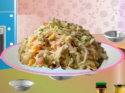 Spicy Peach Coleslaw