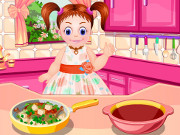 Baby Emma Cooking Lesson