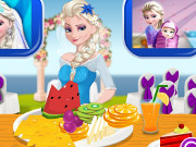 Elsa Bride Cooking Wedding Dish