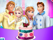 Frozen Family Cooking Wedding Cake