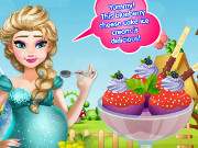 Pregnant Elsa Ice Cream Cr...